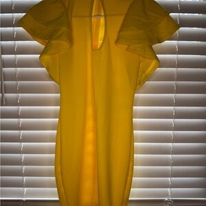 Elegant Yellow Dress